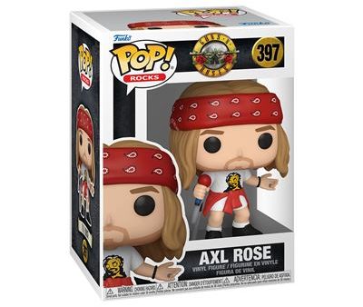 Funko Pop! Rocks Figura de Vinyl Guns N  Roses: Axel Rose - 397 | Hipótese de Chase Discount