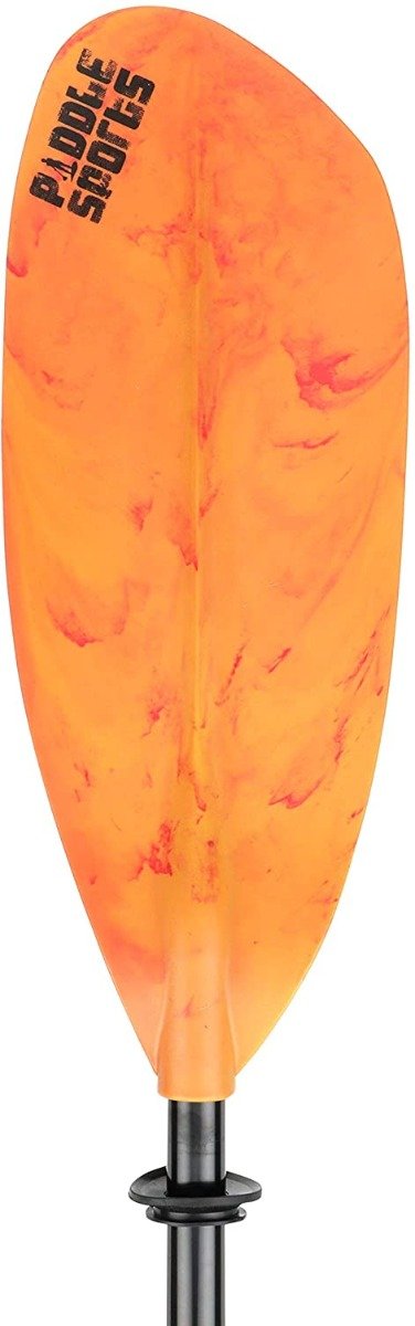 Attwood Marine - Vibrant Asymmetrical Paddle, Orange Red - 7 Feet Long, Kayaking- 117562 Supply