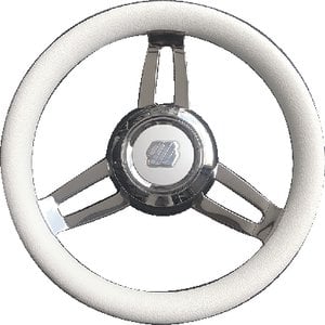 Uflex - Morosini Steering Wheels - White Poly - Chrome - MOROSINIUCHW Cheap