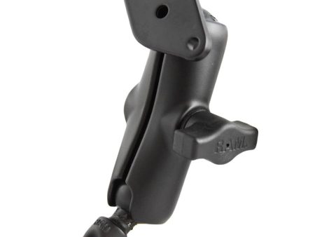 RAM Mount - 9mm Angled Base with Double Socket Arm & Diamond Adapter - RAM-B-180U on Sale