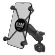 RAM Mount - RAM Torque 3 4  - 1  Diameter Handlebar Rail Base with 1  Ball, Medium Arm and X-Grip for Larger Phones - RAM-B-408-75-1-UN10U Sale