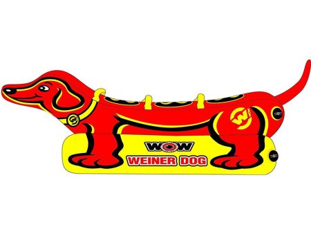 WOW Watersports Weiner Dog 3 Towable - 3 Person - 19-1010 Discount