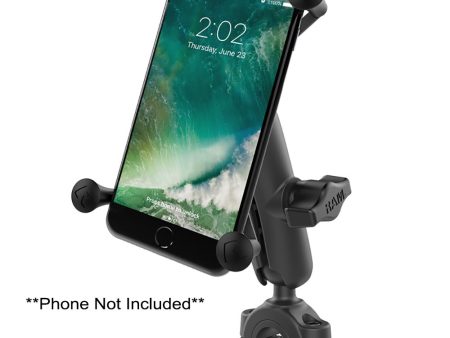 RAM Mount - RAM Torque 3 4  - 1  Diameter Handlebar Rail Base with 1  Ball, Medium Arm and X-Grip for Larger Phones - RAM-B-408-75-1-UN10U Sale