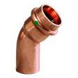 Viega ProPress 1 2  - 45 Copper Elbow - Street Press Connection - 77637 Cheap