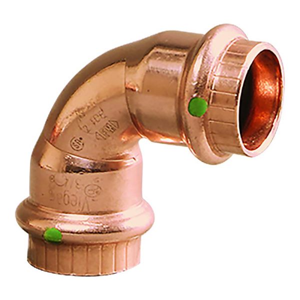 Viega ProPress 2  - 90 Copper Elbow - Double Press Connection - Smart Connect Technology - 77042 Discount