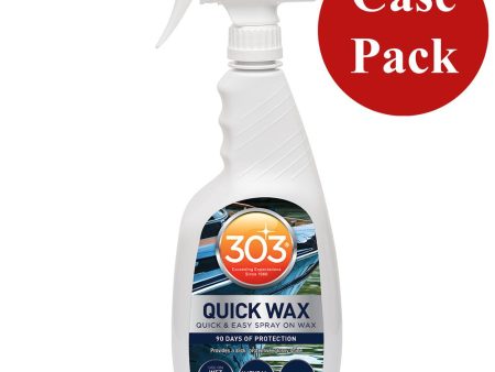 303 Products - Marine Quick Wax with Trigger Sprayer - 32oz *Case of 6* - 30213CASE For Cheap