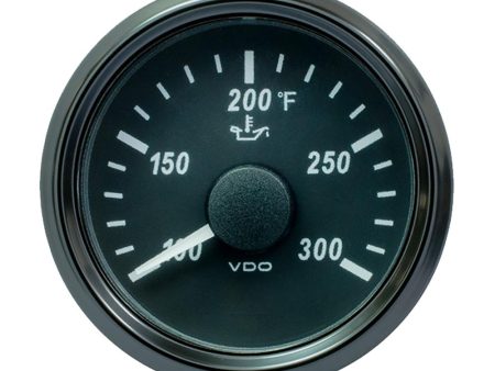 VDO SingleViu 52mm (2-1 16 ) Oil Temp. Gauge - 300 F - 322-18 Ohm - A2C3833410030 Hot on Sale