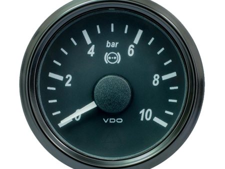 VDO SingleViu 52mm (2-1 16 ) Brake Pressure Gauge - 10 Bar - 0-5V - A2C1800340030 Supply