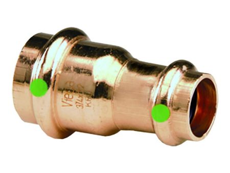 Viega ProPress 2  x 1  Copper Reducer - Double Press Connection - Smart Connect Technology - 15608 For Discount