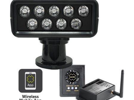 ACR RCL-100 LED Searchlight Kit w Controller & Wired Point Pad Controller - Black - 12 24V - 1951.B Online