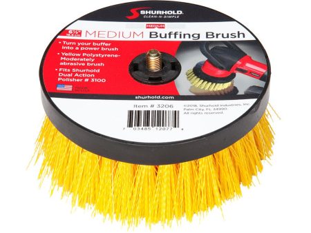 Shurhold - 6-1 2  Brush f Dual Action Polisher - Medium - 3206 Online Sale