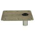 Springfield Marine - KingPin 7  x 7  Offset Standard Square Base, Stainless Steel With Satin Finish - 1620003 on Sale