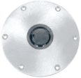 Springfield Marine - Plug-In 9  Round Aluminum 2-3 8  Hi-Lo Base, Satin Finish - 13007511 Online