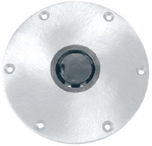 Springfield Marine - Plug-In 9  Round Aluminum 2-3 8  Hi-Lo Base, Satin Finish - 13007511 Online