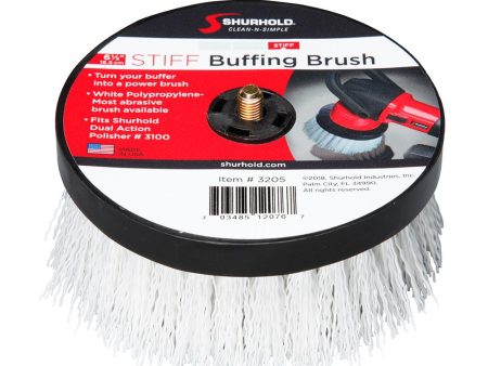 Shurhold - 6-1 2  Brush f Dual Action Polisher - Stiff - 3205 Hot on Sale