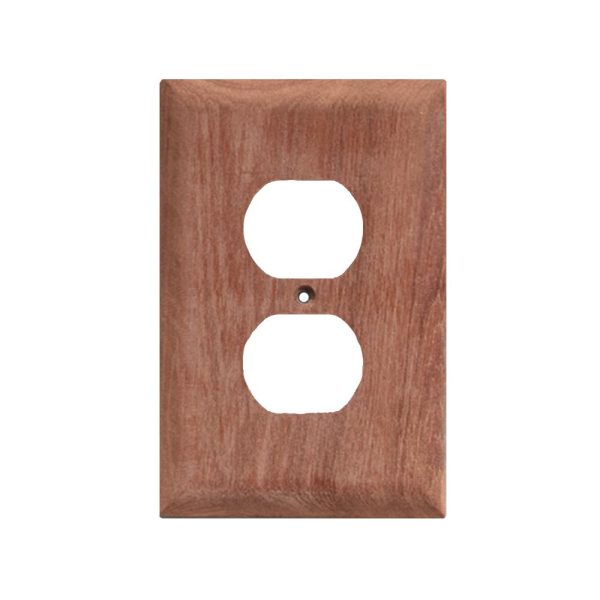 Whitecap Teak Outlet Cover Receptacle Plate - 2 Pack - 60170 For Discount