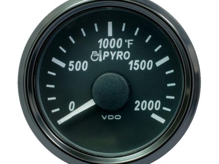 VDO SingleViu 52mm (2-1 16 ) Exhaust Gas Temp. Gauge - 2000F - A2C3833040030 Online now