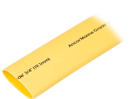 Ancor Heat Shrink Tubing 3 4  x 48  - Yellow - 1 Piece Discount