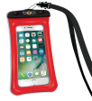 WOW Watersports - H2O Proof Smart Phone Holder - 5  x 9  - Red - 18-5010R Cheap