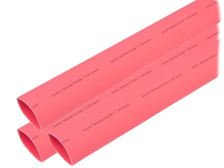 Ancor Heat Shrink Tubing 1  x 3  - Red - 3 Pieces Online