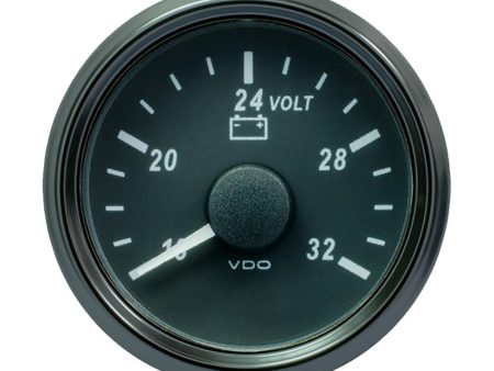 VDO SingleViu 52mm (2-1 16 ) Voltmeter f 24V Systems - 32V - A2C3832780030 Cheap