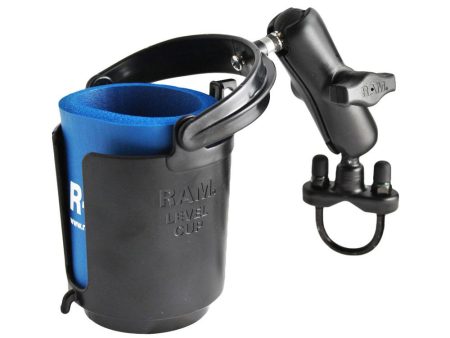 RAM Mount - Drink Cup Holder with U-Bolt Base - RAM-B-132RU Discount