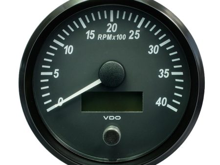 VDO SingleViu 100mm (4 ) Tachometer - 4000 RPM - A2C3832800030 Fashion