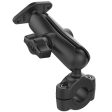 RAM Mount - RAM Torque 3 4  - 1  Diameter Handlebar Rail Base with 1  Ball, Medium Arm and Diamond Ball Base - RAM-B-408-75-1-238U Sale