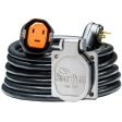 SmartPlug RV Kit 30 Amp 30' Dual Configuration Cordset - Black (SPX X Park Power) & Stainless Steel Inlet - R30303BM30NT Sale