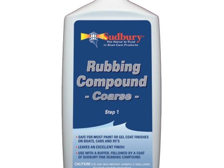 Sudbury Rubbing Compound Coarse - Step 1 - 32oz Fluid - 444 Hot on Sale