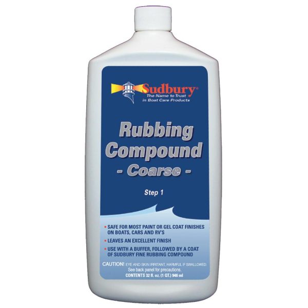 Sudbury Rubbing Compound Coarse - Step 1 - 32oz Fluid - 444 Hot on Sale