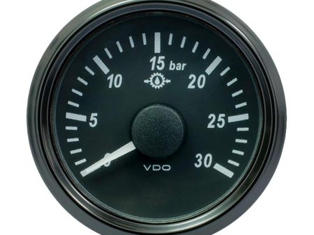 VDO SingleViu 52mm (2-1 16 ) Brake Pressure Gauge - 30 Bar - 0-4.5V - A2C3832720030 For Sale