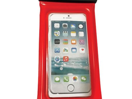 WOW Watersports H2O Proof Phone Holder - Red 4  x 8  - 18-5000R For Sale