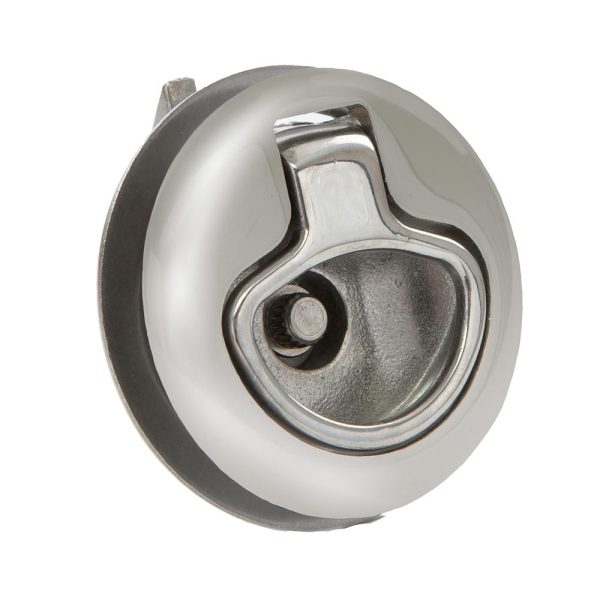 Whitecap Mini Slam Latch Stainless Steel Locking Pull Ring - 6138C Online now