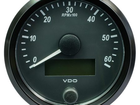 VDO SingleViu 80mm (3-1 8 ) Tachometer - 6,000 RPM - A2C3833010030 Hot on Sale