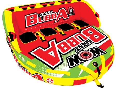 WOW Watersports Giant Bubba HI-VIS 4P Towable - 4 Person - 17-1070 Hot on Sale