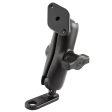 RAM Mount - 11mm Flat Base with Double Socket Arm & Diamond Adapter - RAM-B-179U Hot on Sale